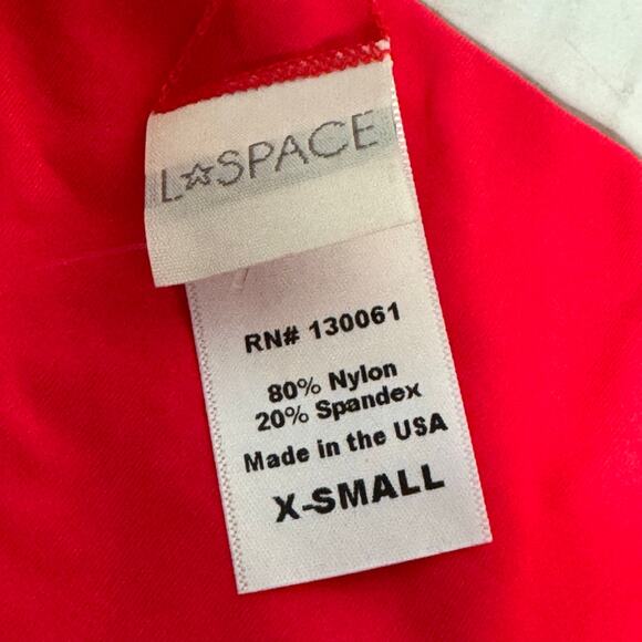 L*Space Sandy Classic Bikini Bottom Hot Cherry Women Size XS NWT - Picture 5 of 6